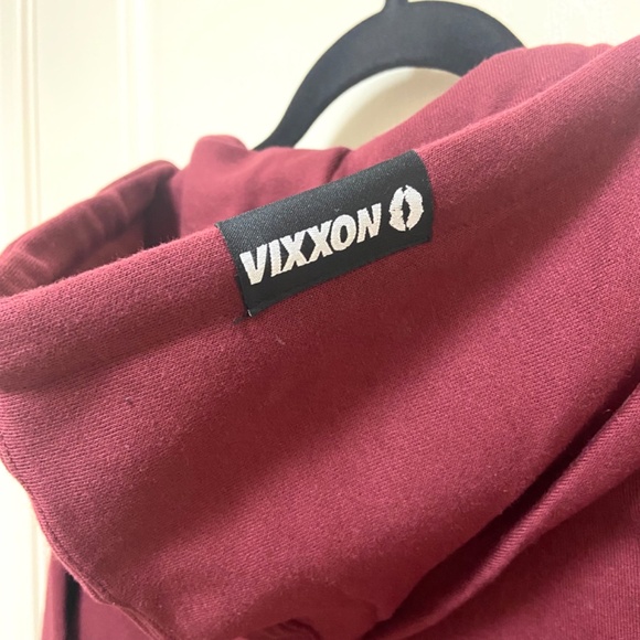 Dixxon Vixxon Womens Large Full-Zip Maroon Burgundy Hoodie Brand New - Picture 5 of 8